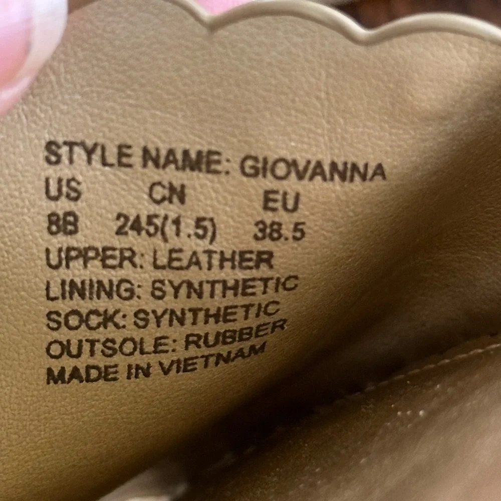 Kate Spade | Giovanna Gold Crinkle Leather Slip-on Espadrille Sandals, Size 8